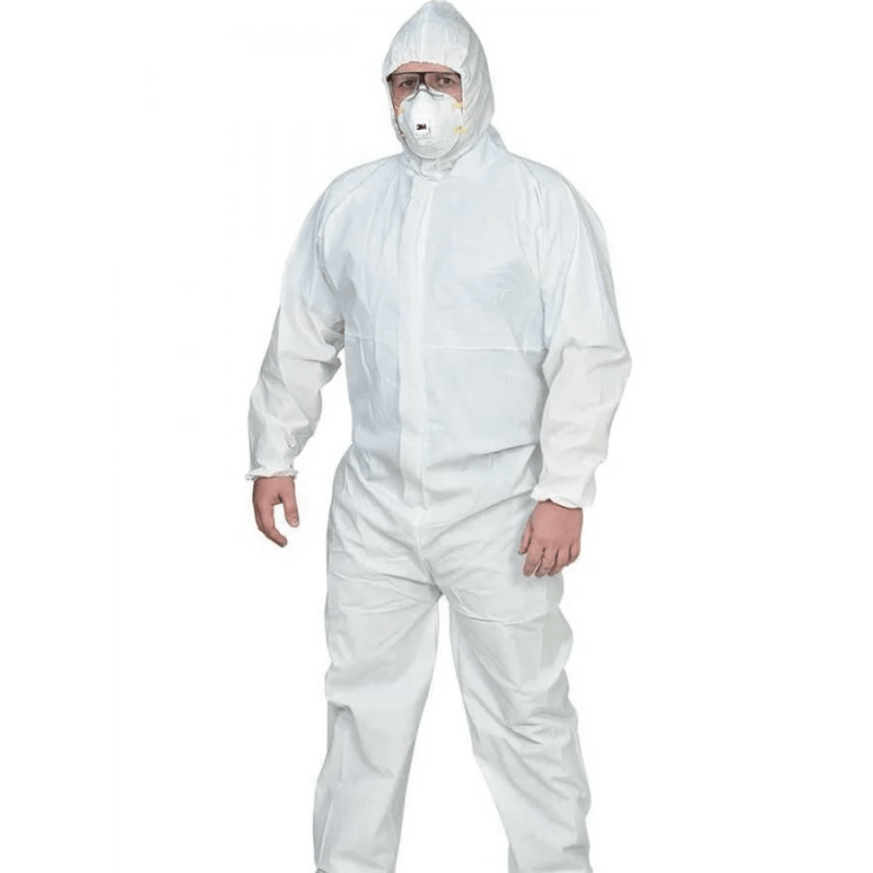 Комбінезон захисний одноразовий (ламінований спанбонд, щільність 50г/м2), XL